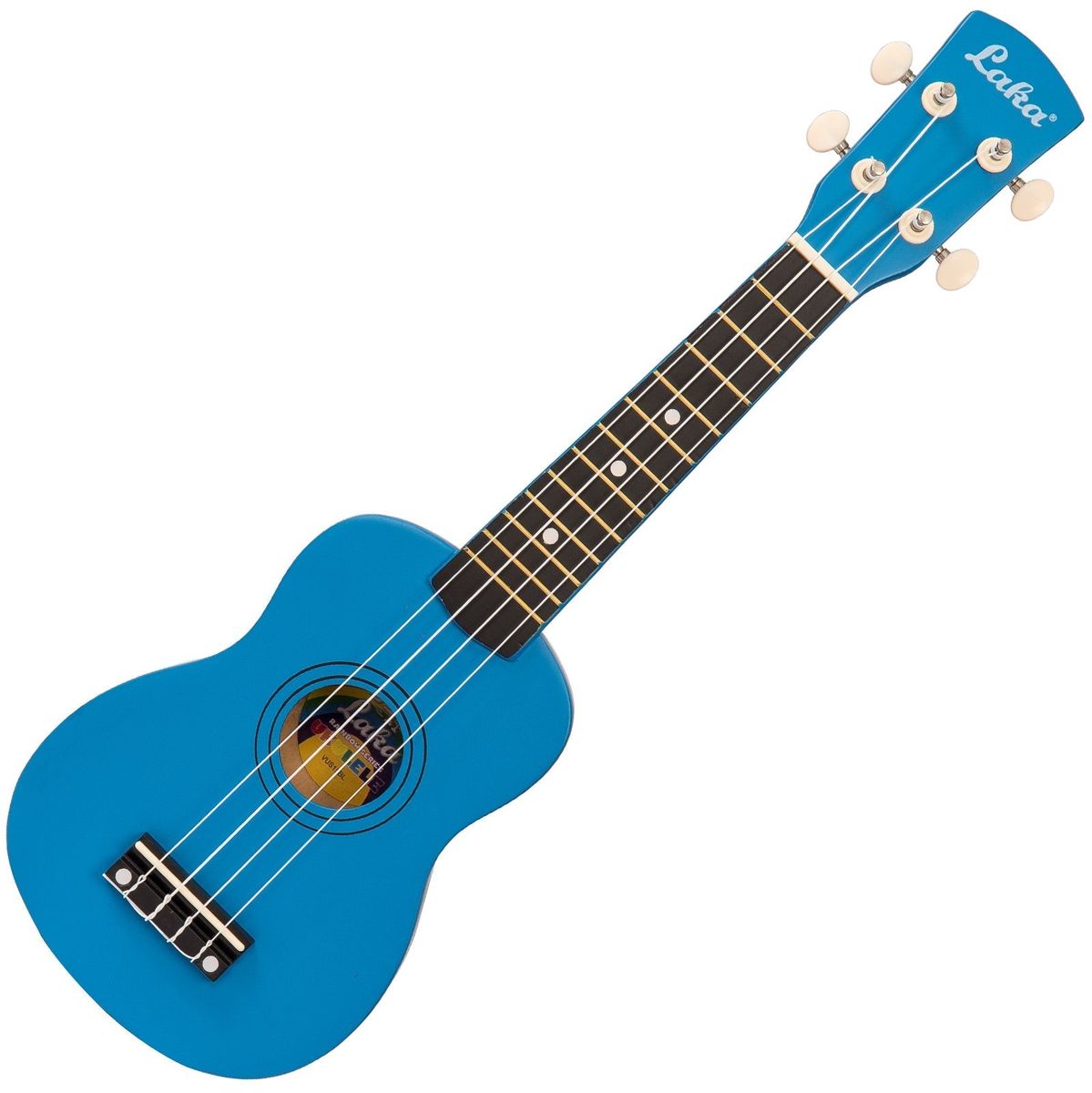 Laka Rainbow Series Ukulele &amp; Bag - Blue
