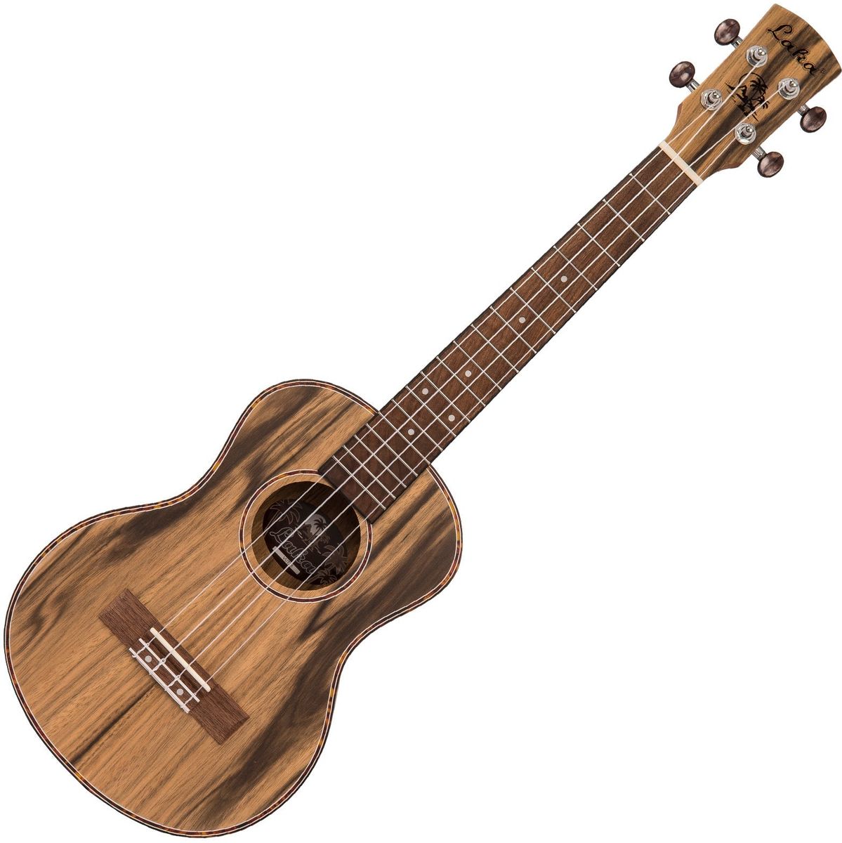 Laka Walnut Series Ukulele &amp; Bag - Tenor