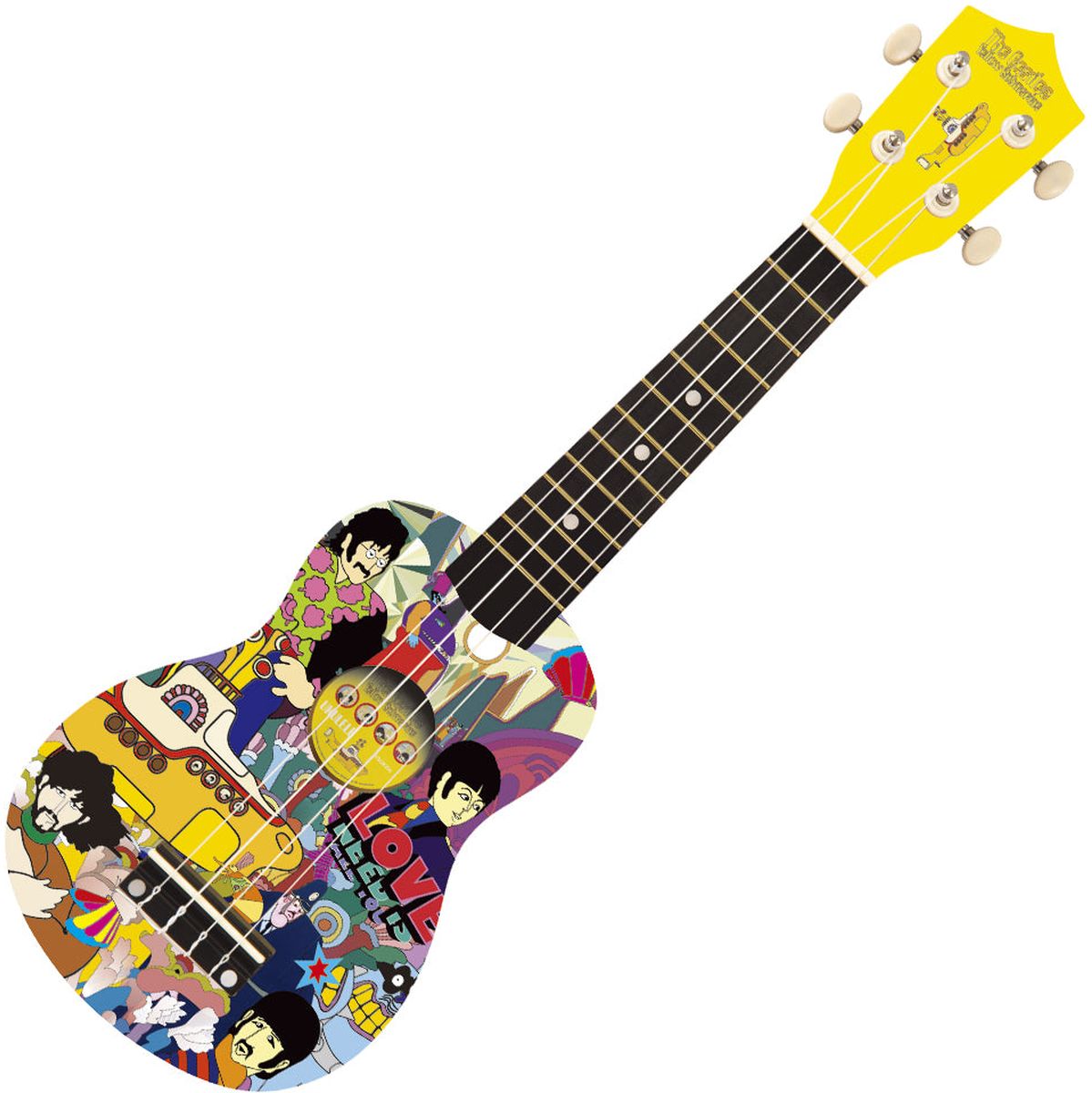 The Beatles Yellow Submarine Ukulele - Mounting